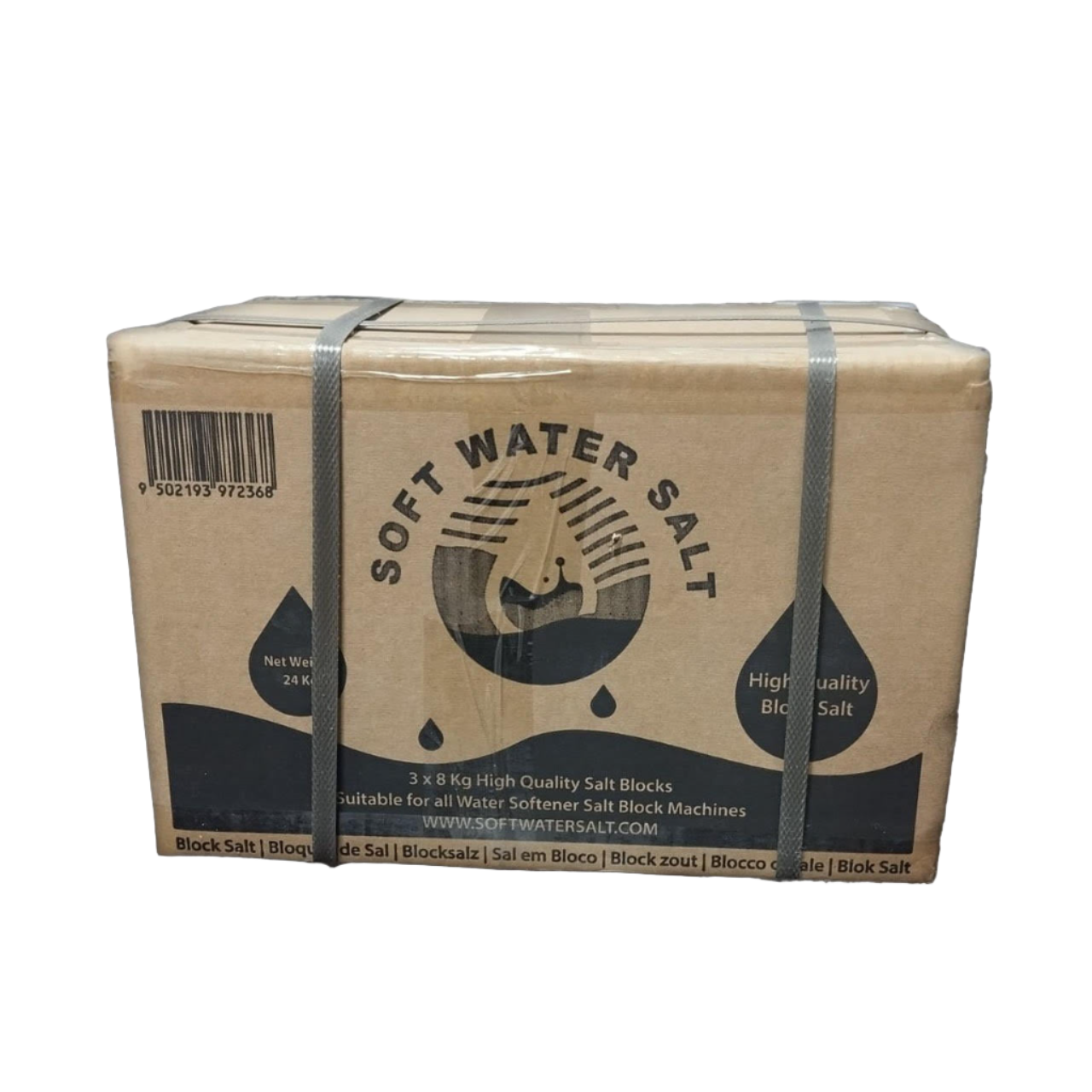 6 Packs of Soft Water Salt Blocks